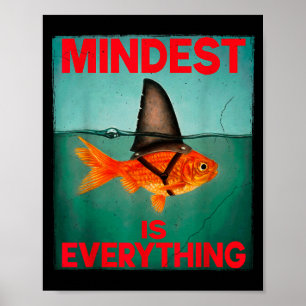 Mindest Is Everything Motivational Quote Inspirati Poster