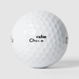 Mindful Golfers 'Calm Over Chaos' Clarity Control Golf Balls