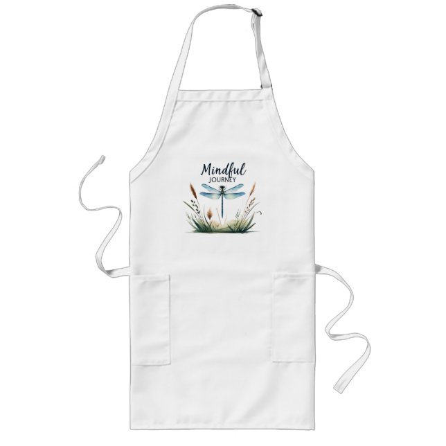 Mindful Journey - Dragonfly Nature Long Apron (Front)