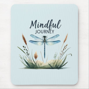 Mindful Journey - Dragonfly Nature Mouse Pad