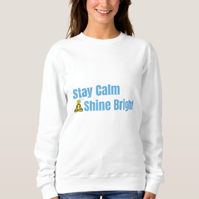 Mindful & Motivational Fleece Pullover (Front)