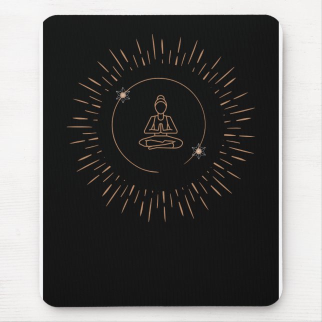 Mindful Serenity Mouse Pad (Front)
