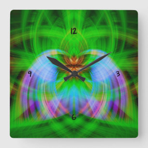 Mindful  square wall clock
