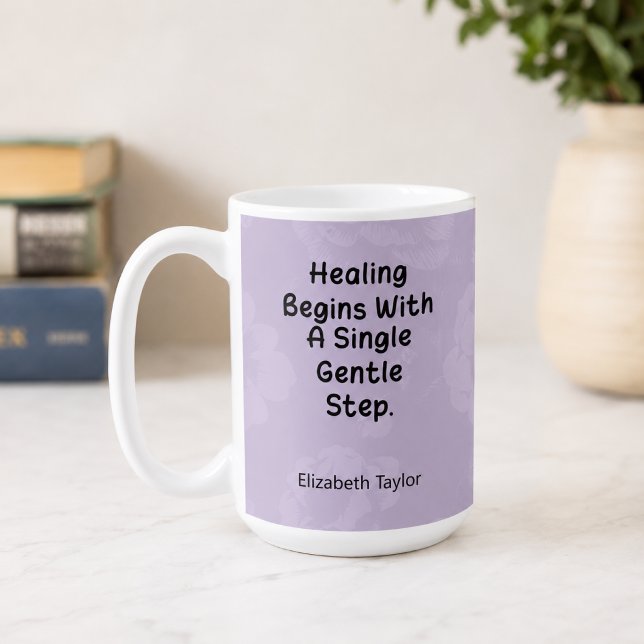Mindful Therapy Steps for a Healing Journey Coffee Mug (Creator Uploaded)