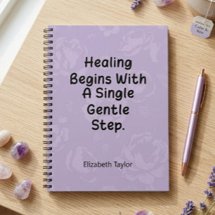 Mindful Therapy Steps for a Healing Journey Notebook