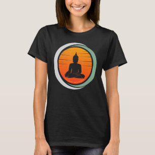Mindfulness Buddha Buddhism Spiritual Yoga Meditat T-Shirt