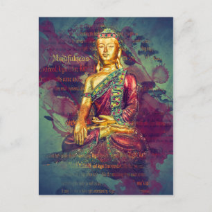 Mindfulness Buddha Postcard