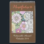 Mindfulness Coloring Calendar 2018<br><div class="desc">Have a relaxing year with a month - by - month colourable calendar! The Mindfulness Coloring Calendar 2018 is now available!</div>