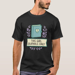 Mindfulness Journalling Self Care Mental Wellness T-Shirt