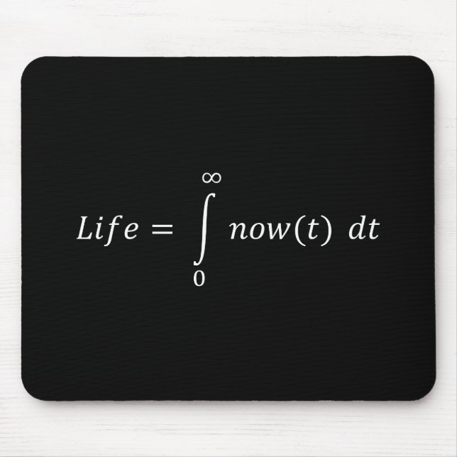 Mindfulness: Life according to math Mouse Pad (Front)