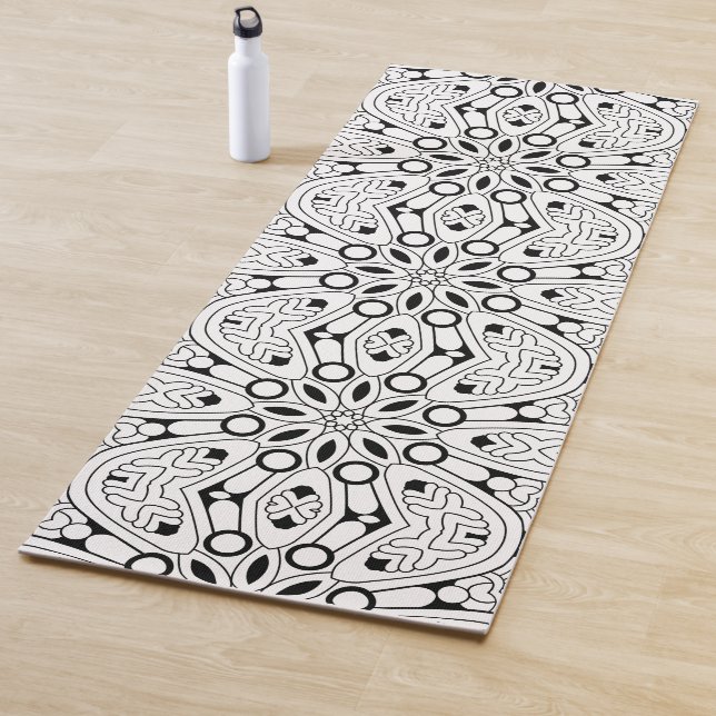 Mindfulness Mandala Design Yoga Mat (In Situ)