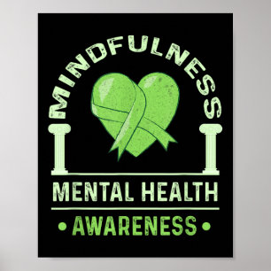 Mindfulness Mental Health Awareness Apparel Mental Poster