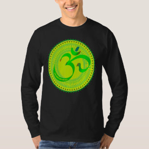 Mindfulness Om Ohm Mandala Buddhism Yoga Meditatio T-Shirt