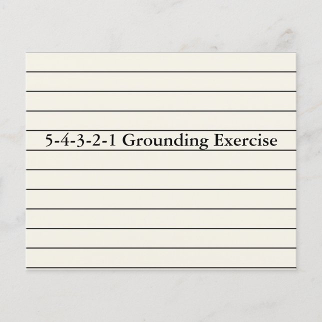 Mindfulness Practice Flashcard Academic Planner (Front)