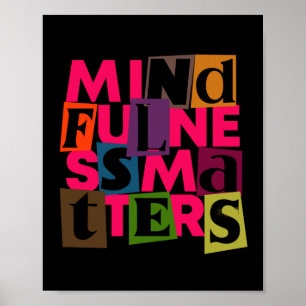 Mindfulness S Sticker  Poster
