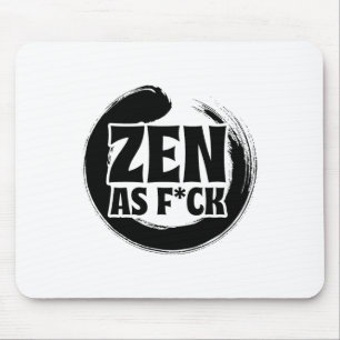 Mindfulness Zen As Fck Inner Peace Meditation Budd Mouse Pad