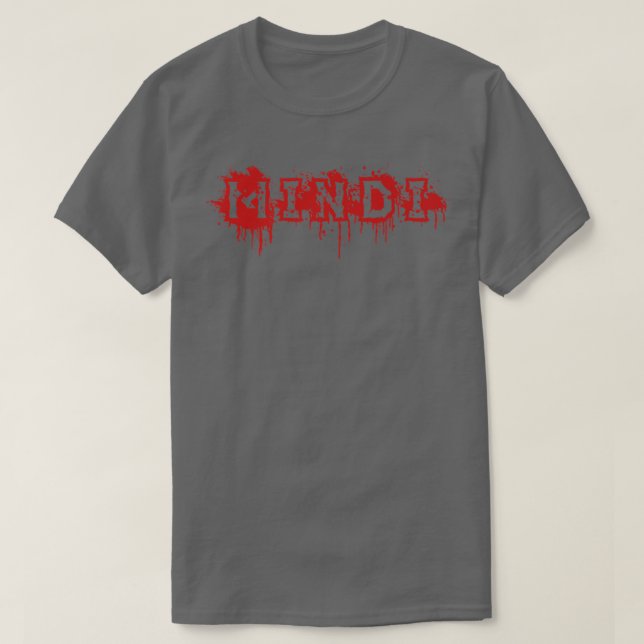Mindi  First Name Halloween Costume Personalized  T-Shirt (Design Front)