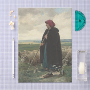 Minding the Flock by Julien Dupre Tissue Paper