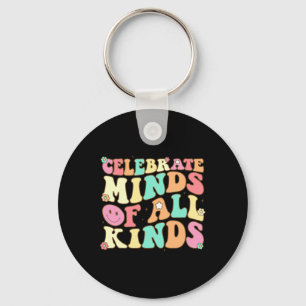 Minds Of All Kinds Mental Health Autism Awareness Key Ring
