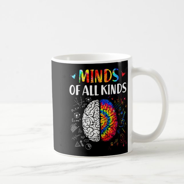 Minds Of All Kinds Neurodiversity Autism Awareness Coffee Mug (Right)