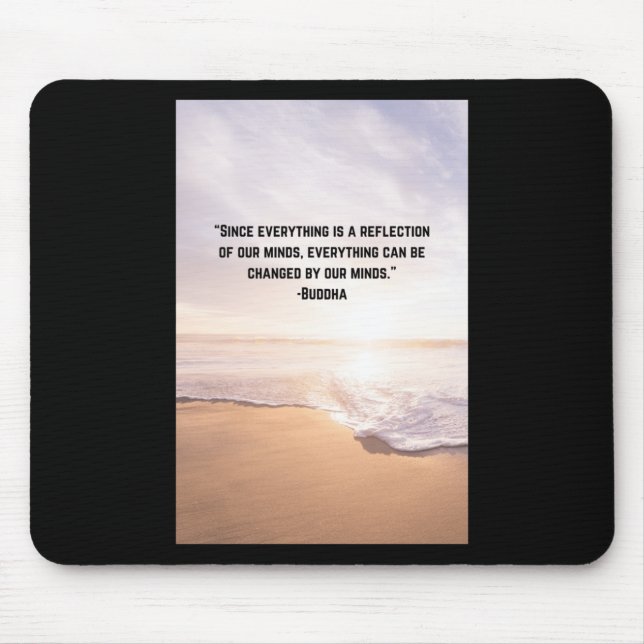 Minds Shape Worlds Power Of Perception Sticker  Mouse Pad (Front)