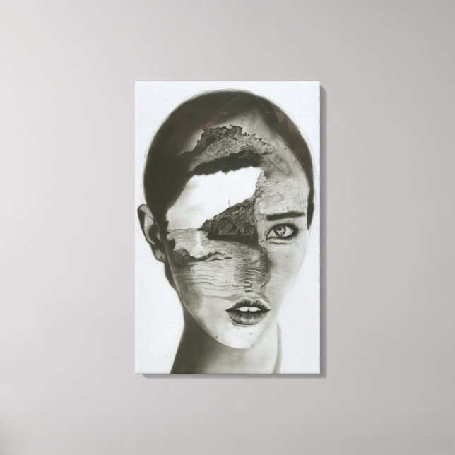 Mind's Shore Canvas Print (Front)