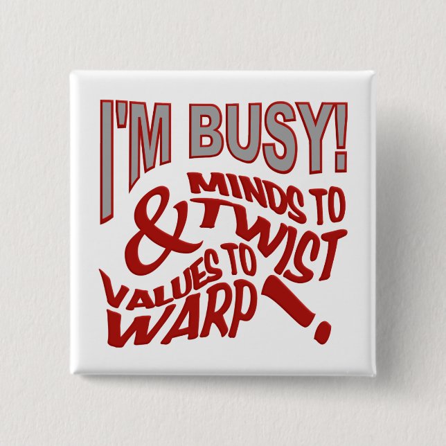 Minds to Twist button (Front)