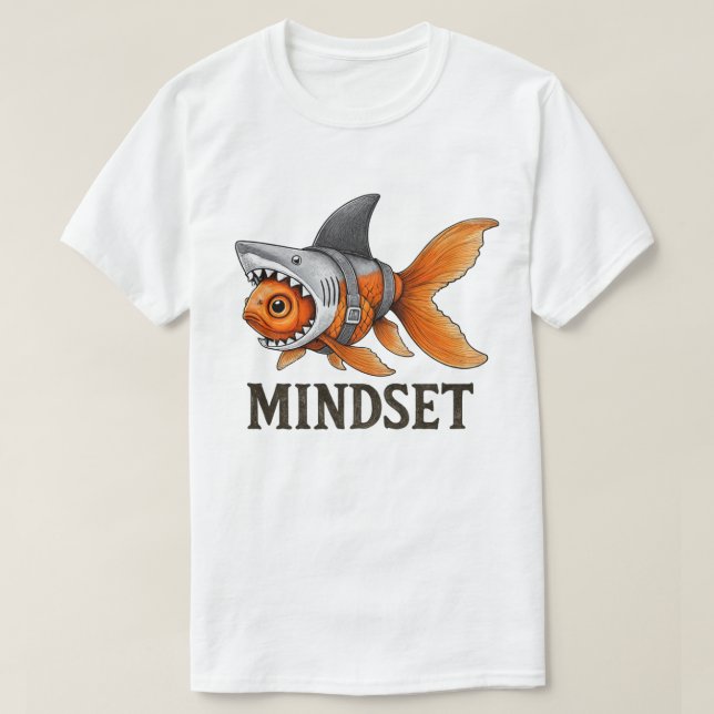 Mindset Goldfish Shark Tee (Design Front)