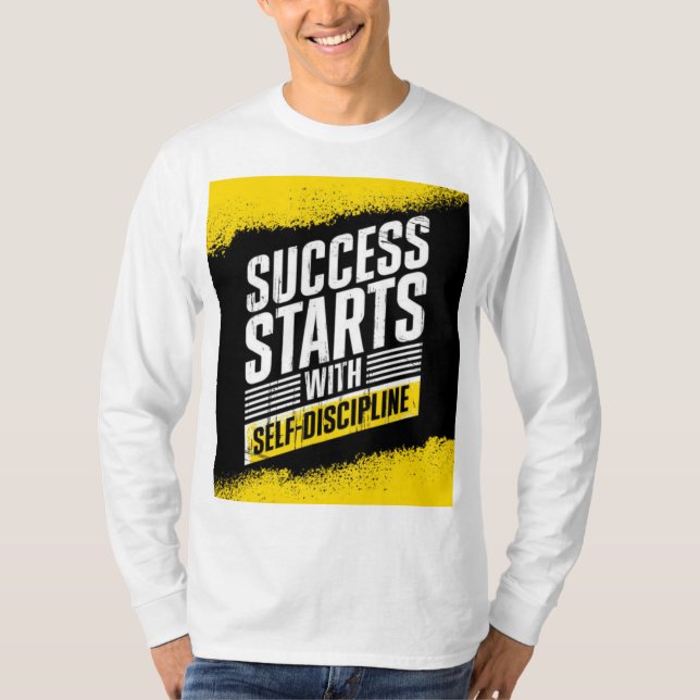 Mindset + Hard Work = Success T-Shirt (Front)