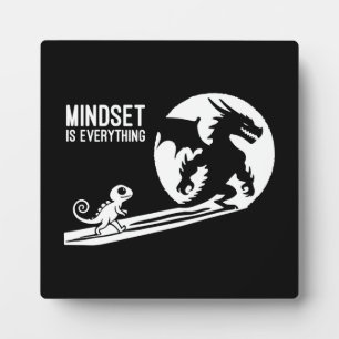 Mindset Is Everything, Dragon - Success Motivation Plaque