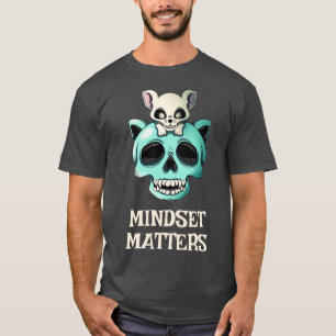Mindset Matters Cat Mouse Motivation T-Shirt