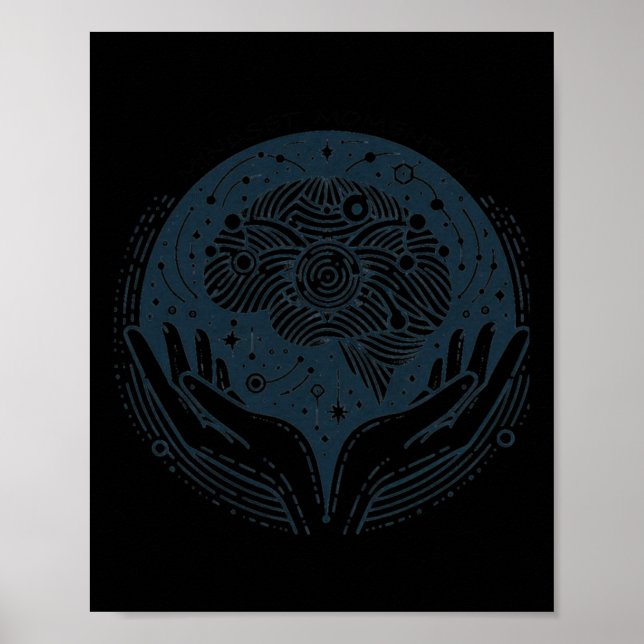 Mindset Momentum Sticker  Poster (Front)