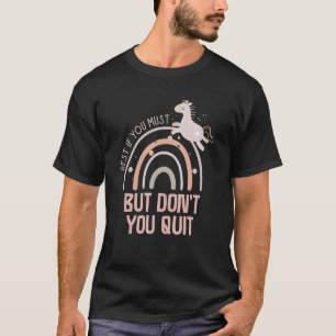 Mindset Rest Bohemian Rainbow Horse Inspirational T-Shirt