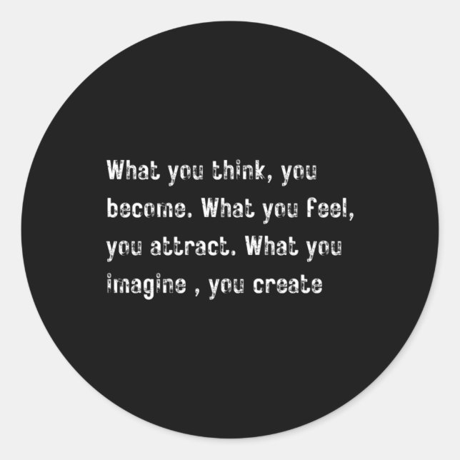 Mindset Sticker  (Front)