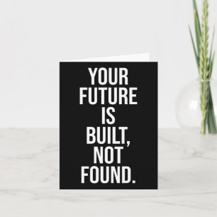 Mindset Wisdom Motivational Saying Premium  Card