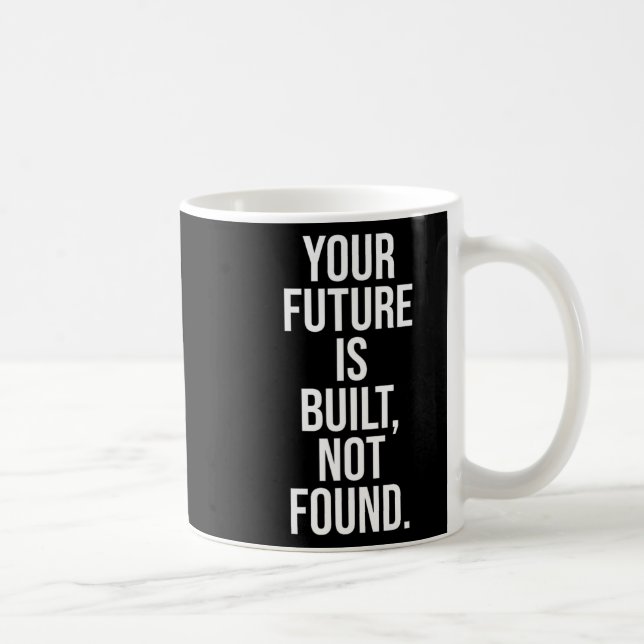 Mindset Wisdom Motivational Saying Premium  Coffee Mug (Right)