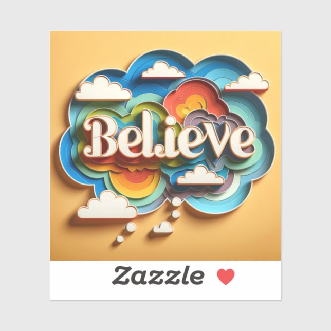 MindSphere: Believe in Living Colour Sticker (Sheet)