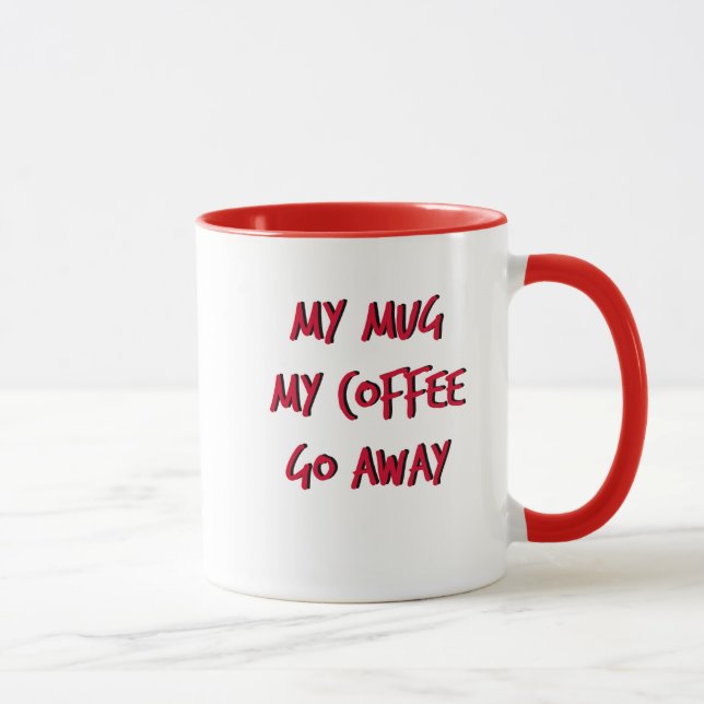 Mine! 11 oz Ringer Mug (Right)