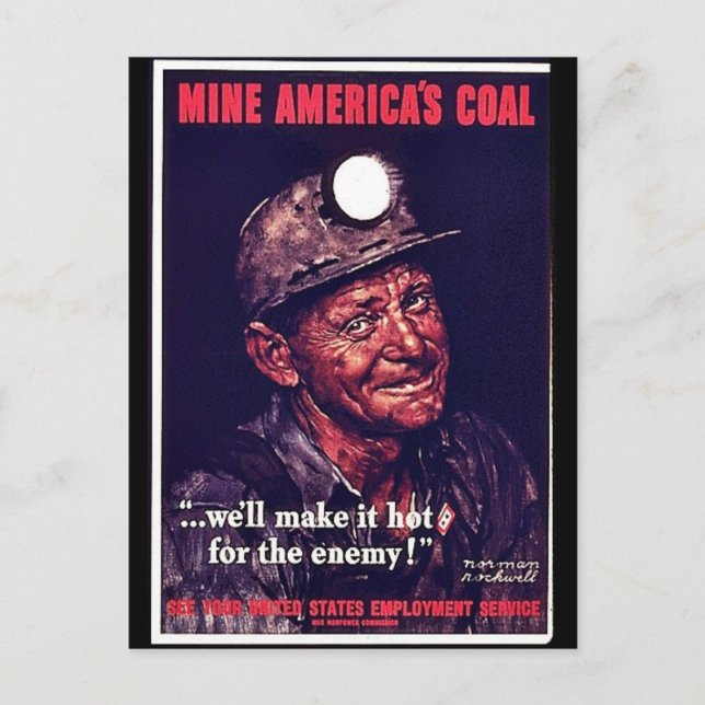 Mine America's Coal Postcard (Front)