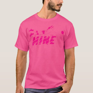 Mine Cute Volleyball Dive Girl V-Ball Player T-Shirt