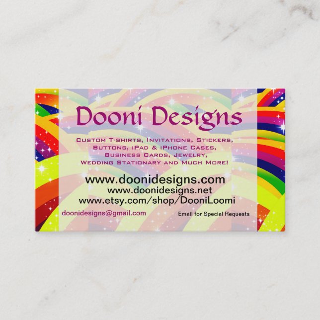 mine mine mine business card (Front)