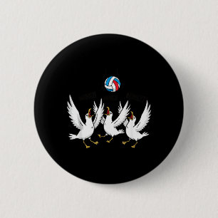 Mine Mine Mine Volleyball Seagulls Funny Beach 6 Cm Round Badge