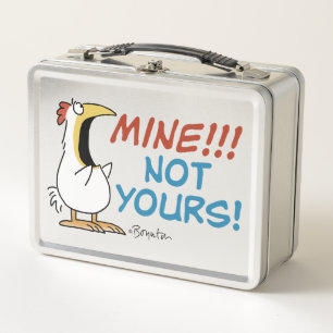 Mine Not Yours Boynton Chicken Metal Lunch Box