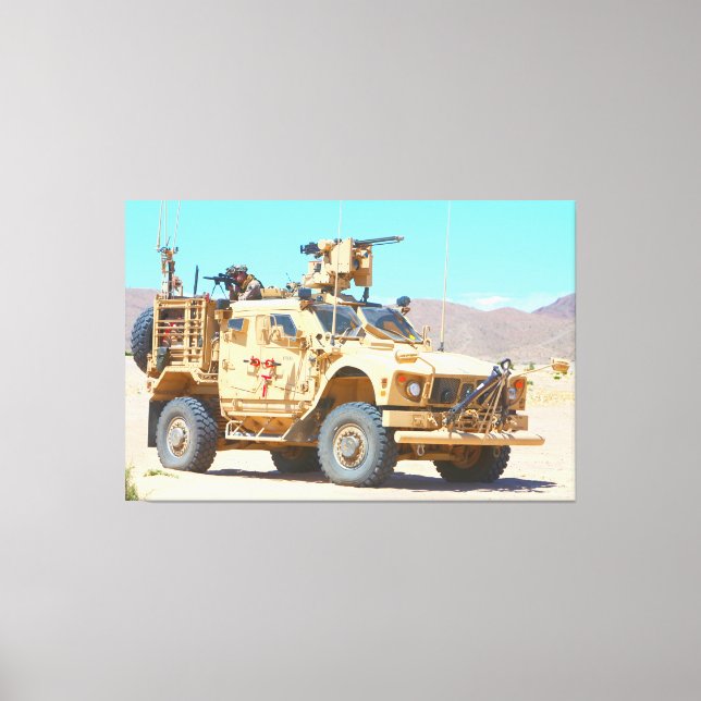 MINE-RESISTANT AMBUSH PROTECTED VEHICLE 40x60 Canvas Print (Front)