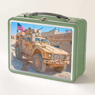 MINE-RESISTANT AMBUSH PROTECTED VEHICLE METAL LUNCH BOX