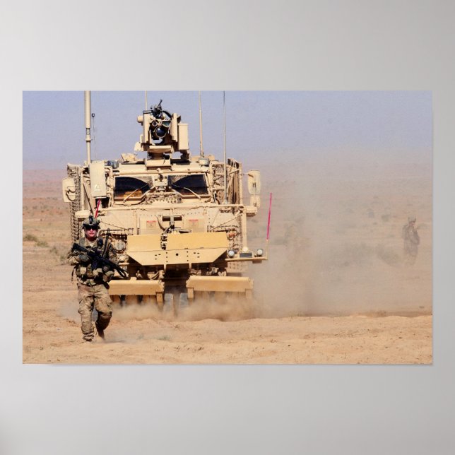 Mine Resistant Ambush Protected Vehicle Poster (Front)