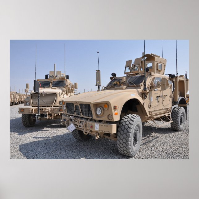 Mine Resistant Ambush Protected Vehicles Poster (Front)
