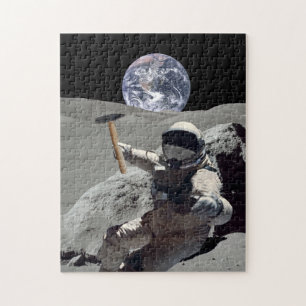 Mine The Moon Jigsaw Puzzle
