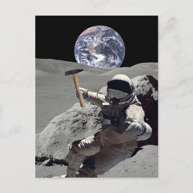 Mine The Moon Postcard (Front)