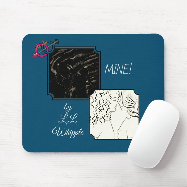 'MINE!' (with logo) mouse pad (With Mouse)